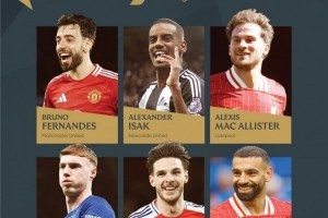 大乐透综合走势图-花落谁家？PFA颁奖典礼明天凌晨0点直播，将公布年度最佳球员